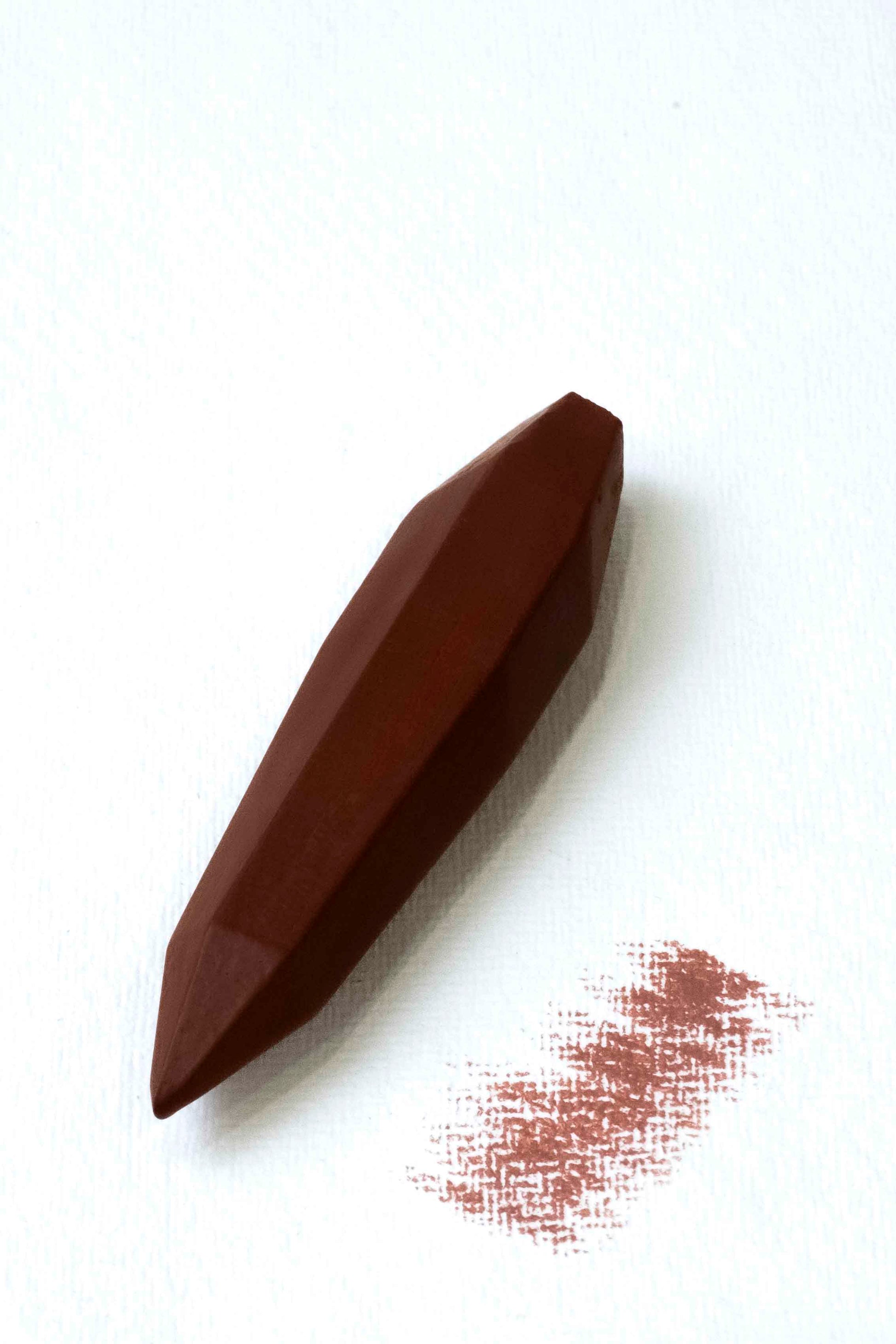 Crayon de cire - rouge oxyde - amatxi