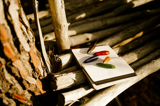Coffret de 5 crayons de cire naturels